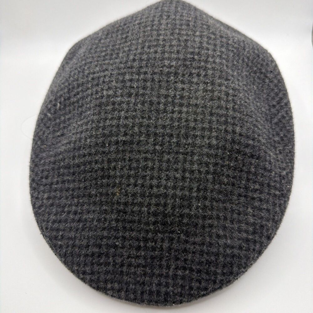 Vintage Alfonso D'este Wool Blend Flat Cap Newsboy Cabbie Hat Mens Large Italy